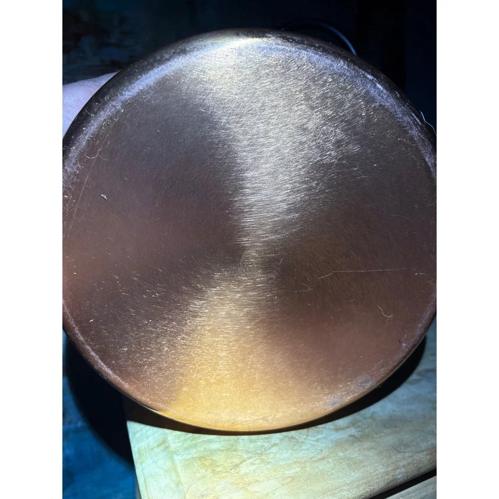 Vintage Coppercraft Guild Copper Stock Pot with Lid 8 Inch Round DO USA Made